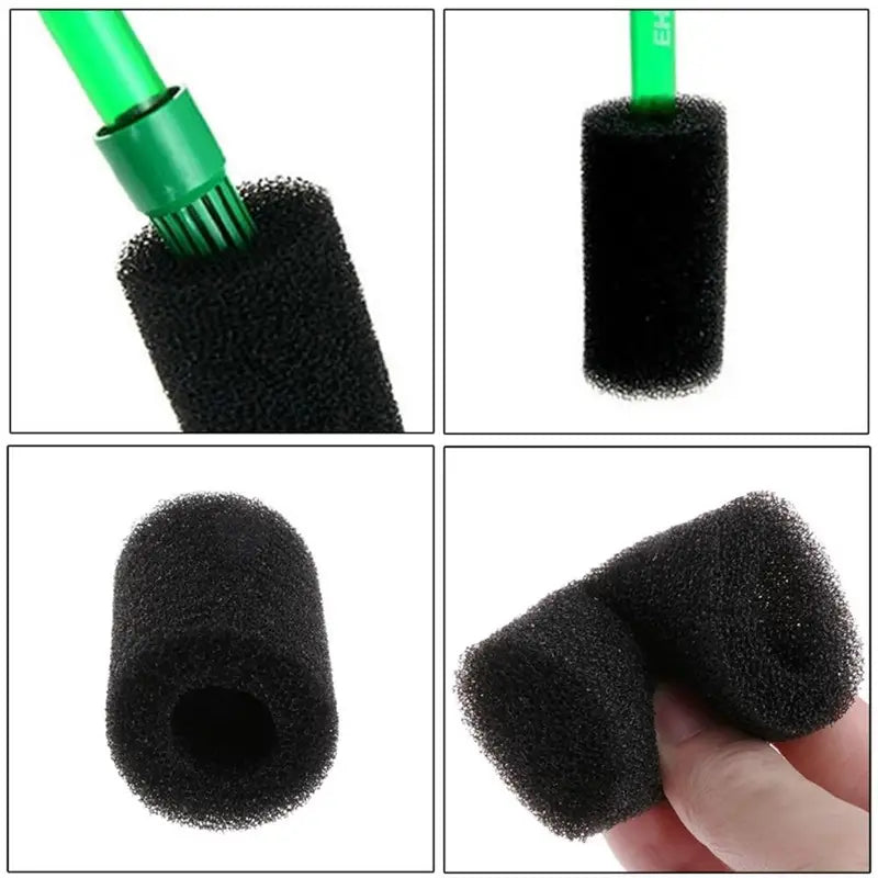 Aquarium Pre Filter Sponge Set - Fish Tank Inflow Inlet Foam for Small Fish & Shrimp