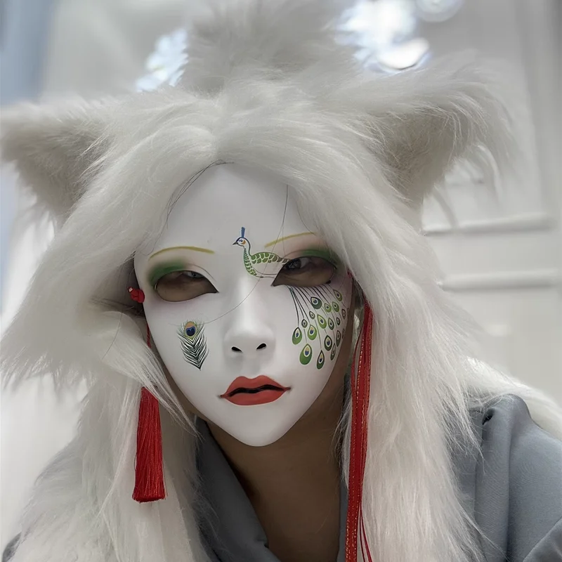 Anime Spider Spirit Mask for Cosplay and Costume Role Play - Multiple Colors
