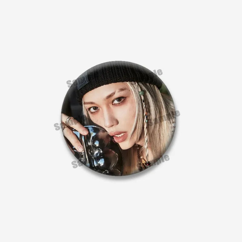 Kpop Boys Band Coin Badge Lapel Pin Jewelry for Fans - Multiple Colors & Sizes