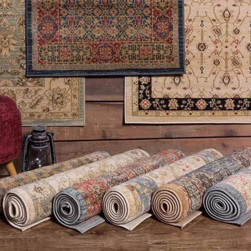Imitation Cashmere Living Room Rug Moisture-Proof & Mildew Resistant Blanket