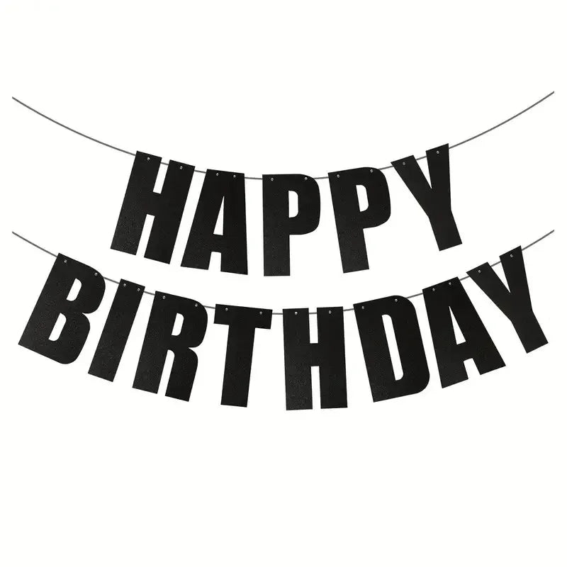 Birthday Banner 1Set Happy Birthday Wall Hanging Party Decorations