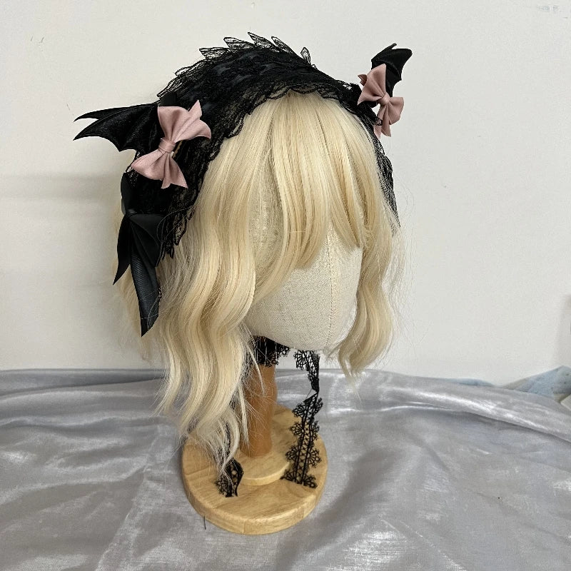 Halloween Bat Hair Band Kids & Women Costume Accessory for Festivals & Parties