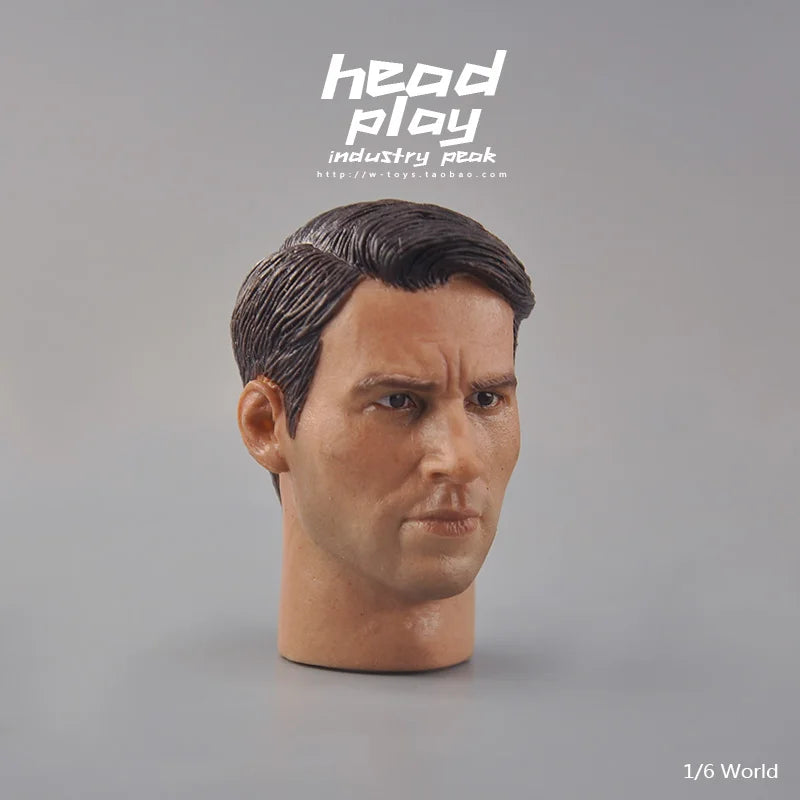 6-Inch Collectible Military Head Sculpt for 1/6 Action Figures - Asian & European Styles