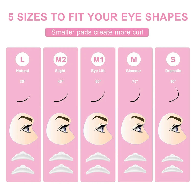Semi-Permanent Eyelash Lift Kit for Brow & Lash Lamination Professional Eyelash Perm