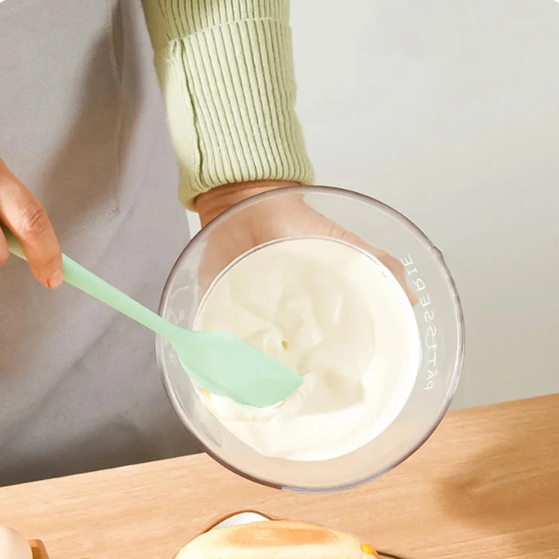 Silicone Baking Spatula Set Non-Stick Heat-Resistant Kitchen Utensils for Cake Baking