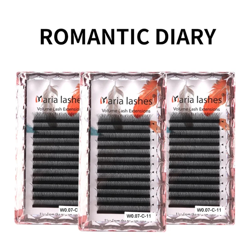 False Eyelash Clusters Volume Lashes Extension Mixed Styles for Natural Look