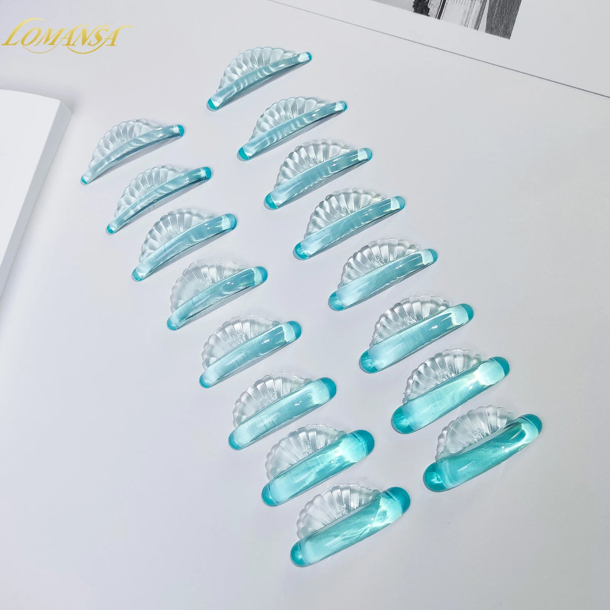 Eyelash Perm Pads & Shields - Reusable Lash Lift Stickers for Curling & Lifting