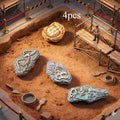 4pcs Micro Landscape Dinosaur Fossil Decorations - DIY Desktop Ornaments