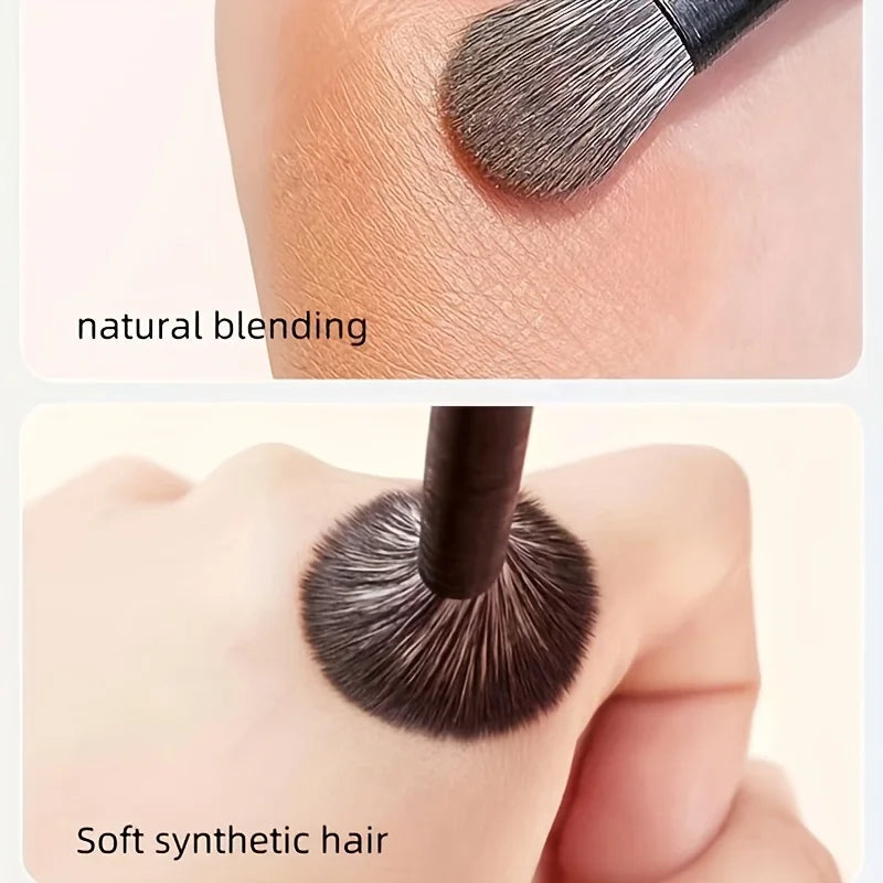 6PCS Eye Makeup Brush Set - Professional Soft Eyeshadow, Eyeliner & Eyebrow Brushes