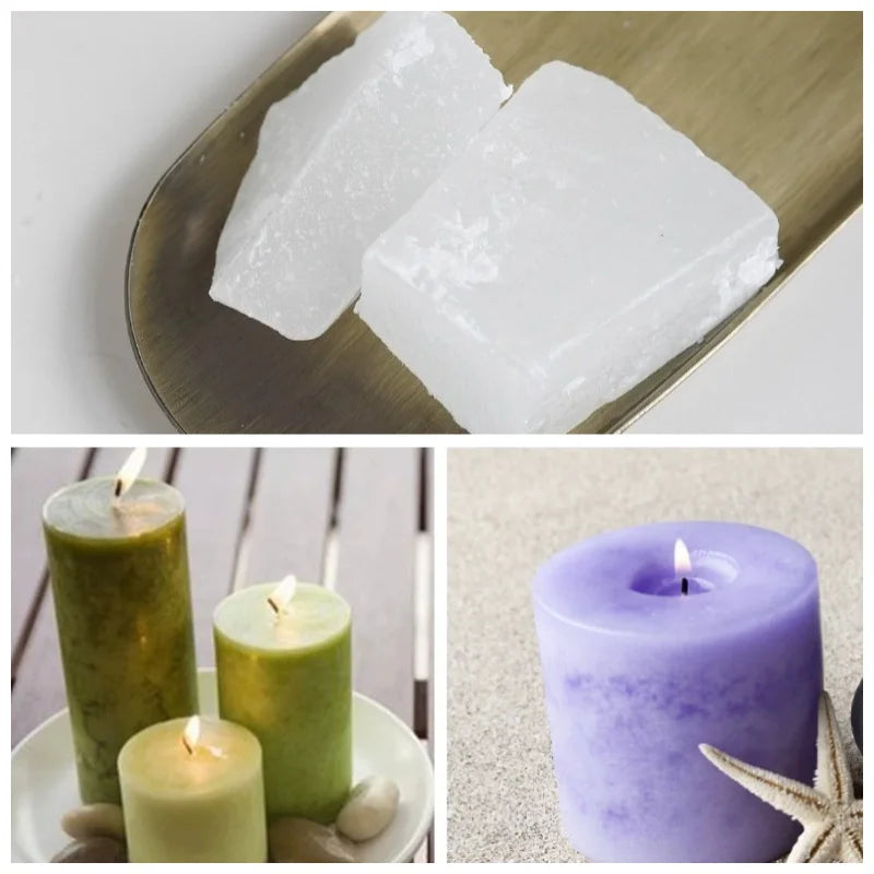 Paraffin Wax Block for Candle Making - Semi Transparent DIY Craft Supplies