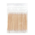 Disposable Micro Cotton Swab Brushes for Eyelash Extension & Makeup Removal, 100/300 Pack