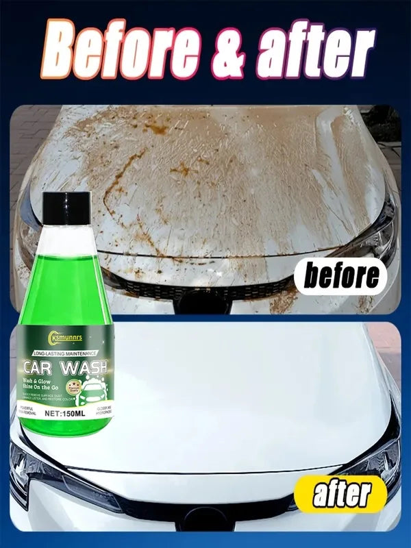 150ml Car Wash Wax Shampoo - High Foam Car Cleaning Soap for Shine & Protection