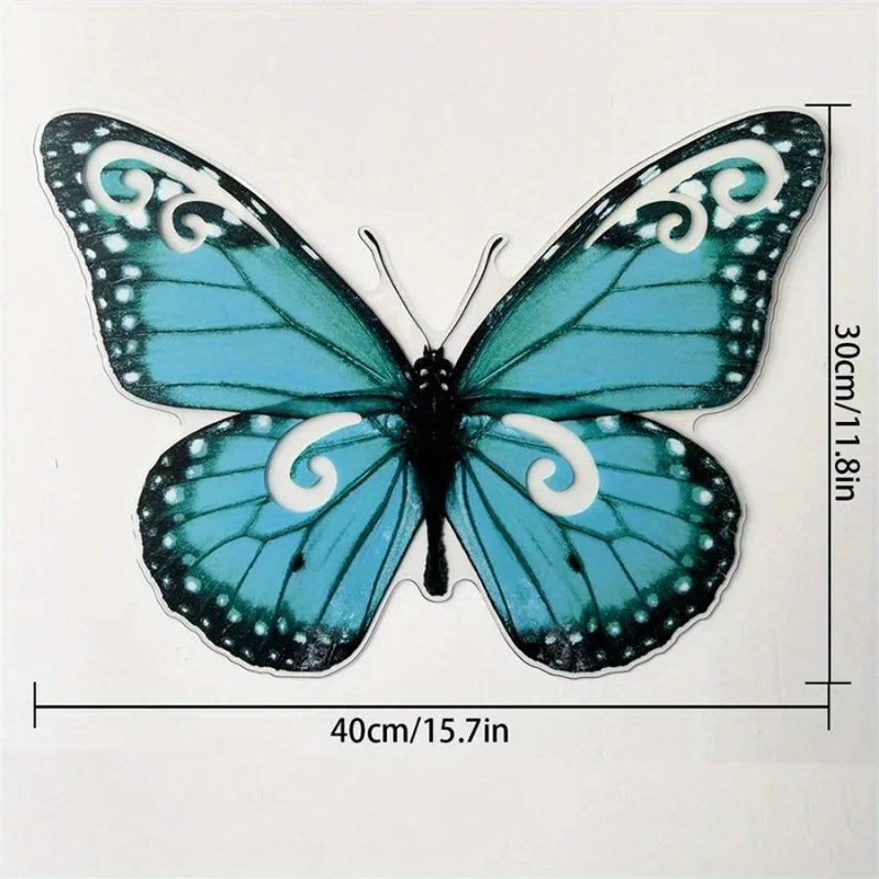 Large 3D Butterfly Wall Sticker Decor for Home Garden Wedding Party Outdoor