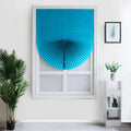 Blackout Pleated Window Blinds - Self-Adhesive Cordless Fabric Shades for Room Darkening