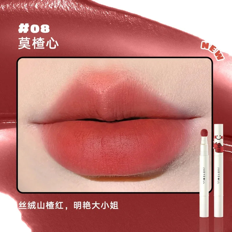 Hydrating Lip Powder Cream Cushion Lipstick - Matte, Non-Sticky, Long-Lasting