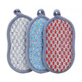 Multi-Purpose Double-Sided Dishwashing Sponge Set - Microfiber Scrubbing and Cleaning Sponges for Kitchen