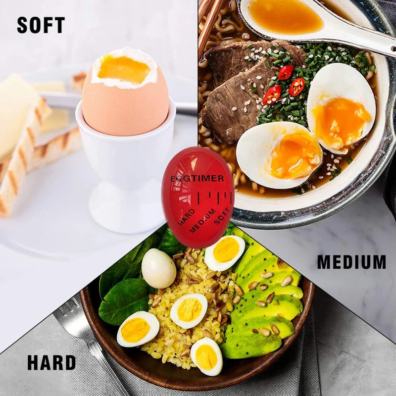 Color Changing Egg Timer for Perfect Boiled Eggs - Heat Sensitive Kitchen Tool