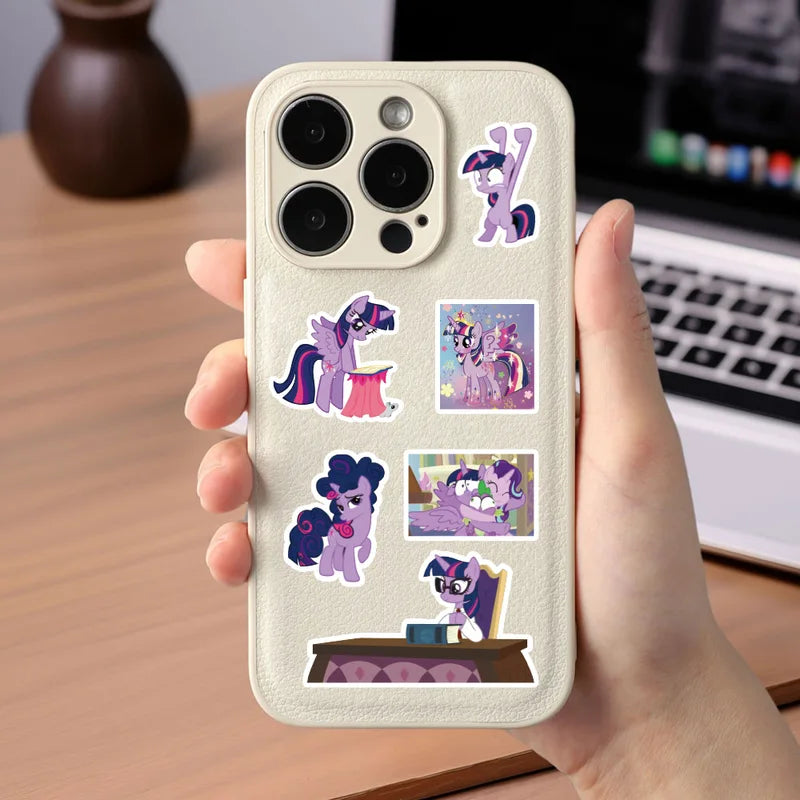Anime My Little Pony Die-Cut Stickers for Water Bottles Laptops Skateboards
