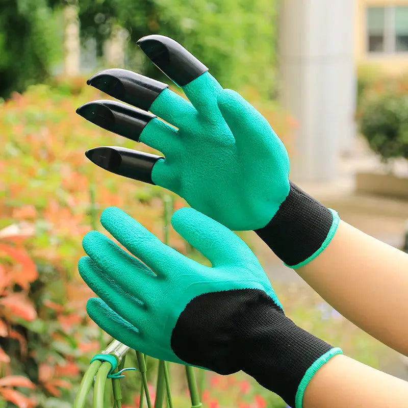 Gardening Gloves with Claws Waterproof Breathable Non-Slip Planting Gloves