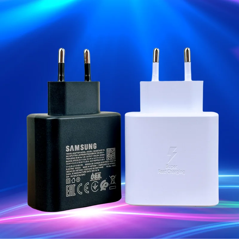 Samsung 45W Type C Fast Charger EU Wall Adapter for Galaxy Fold S24 S23