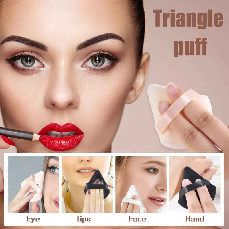 Mini Velvet Powder Puff Set - 10-30 Makeup Foundation & Concealer Applicators