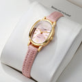 Elegant Women Quartz Watch with Ultra-Thin Leather Strap - Multiple Colors