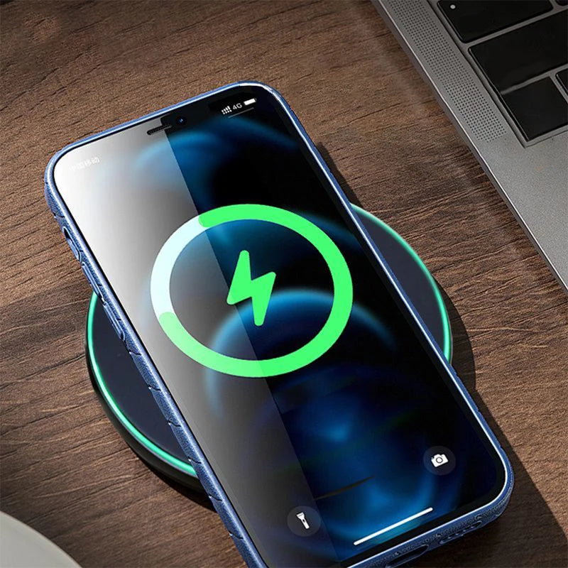 Wireless Charging Pad 30W Fast Qi Charger for iPhone Samsung Xiaomi - Black, White, Gray, Silver