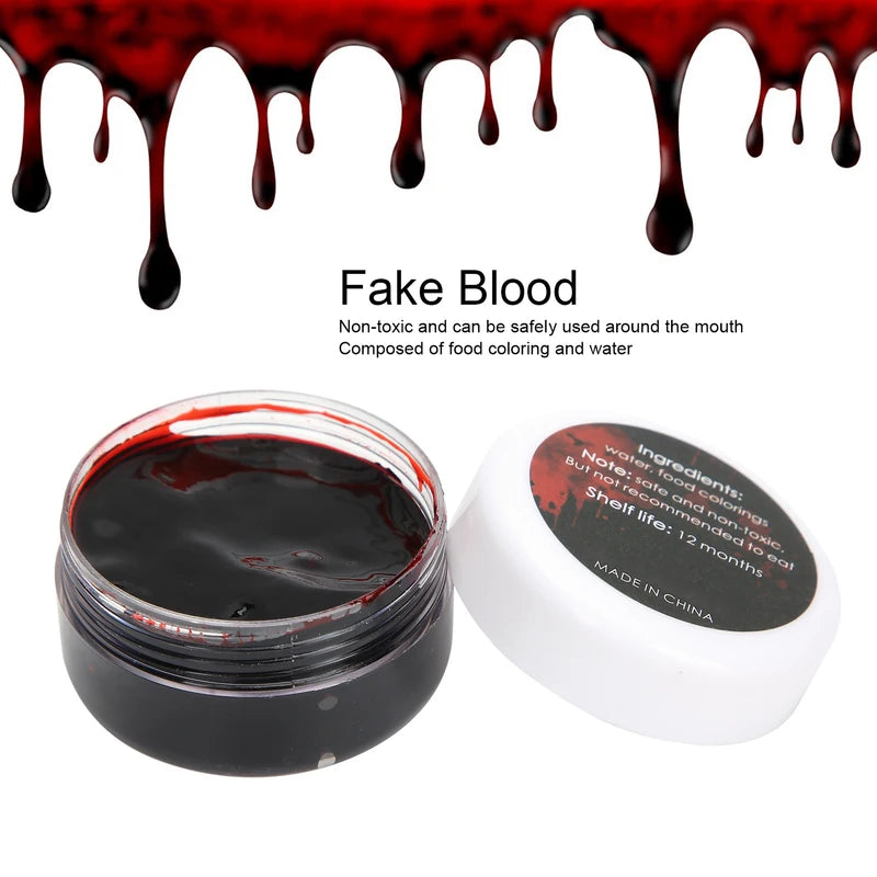 Fake Blood Makeup for Halloween Costume & Special Effects - 1 Fl Oz
