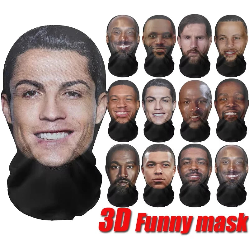 Full Face Mesh Mask for Cosplay and Hip Hop Fashion - Unisex Elastic Disguise