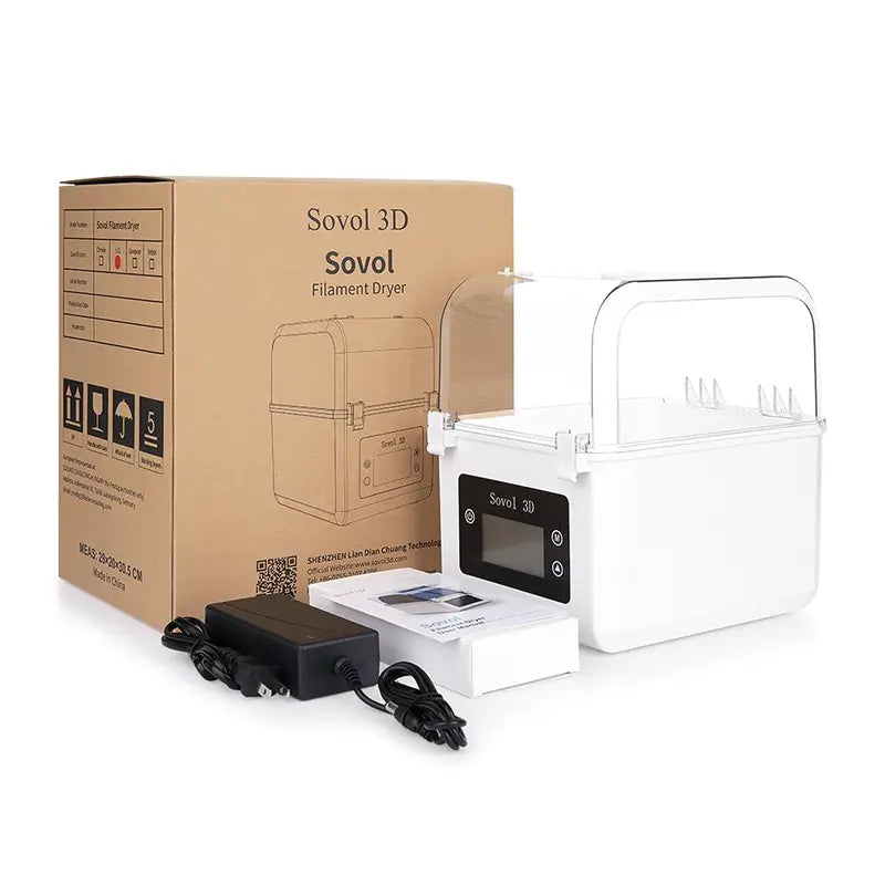 Filament Dehydrator Box for 1.75mm & 2.85mm 3D Printer Filaments Drying Storage