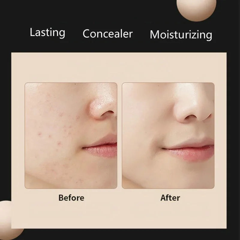 Waterproof Brightening Liquid Foundation with Concealer for All Skin Types - 20g