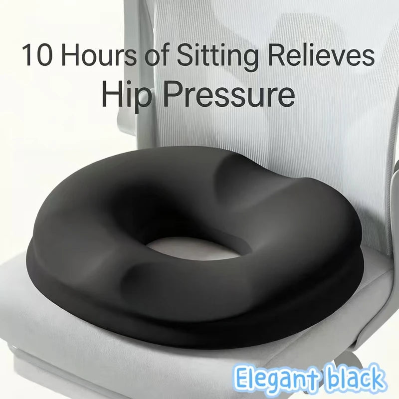 Donut Seat Cushion for Hemorrhoid Relief Memory Foam Tailbone Support Pillow