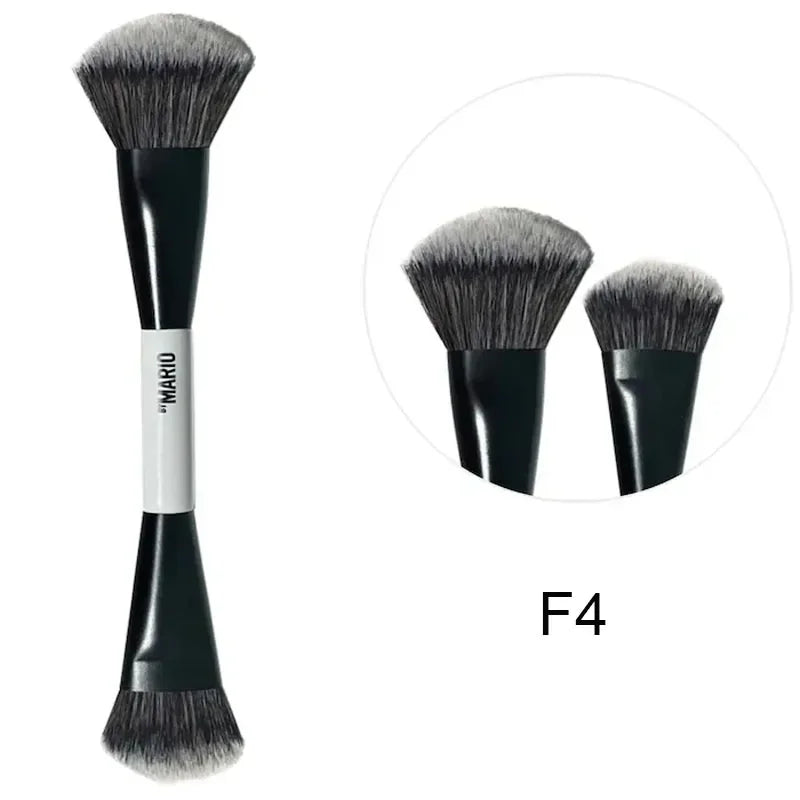 Highlight Blush Makeup Brush - Soft Fiber Face & Cheek Cosmetic Brush