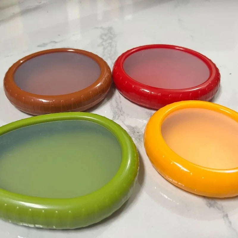 Fresh Fruit Storage Box - Reusable Silicone Fruit Saver Containers