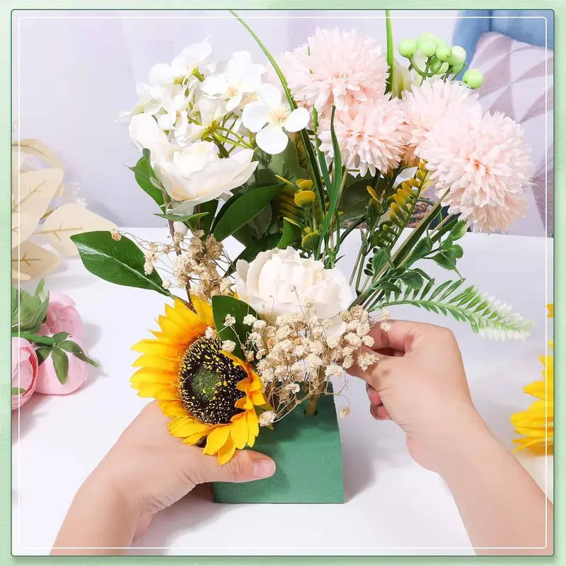 DIY Floral Foam Block for Flower Arrangements - Wet Dry Sponge Brick Garden Decor