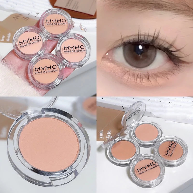 Matte Eyeshadow Palette Monochrome Highlight & Primer for Nude Skin Makeup
