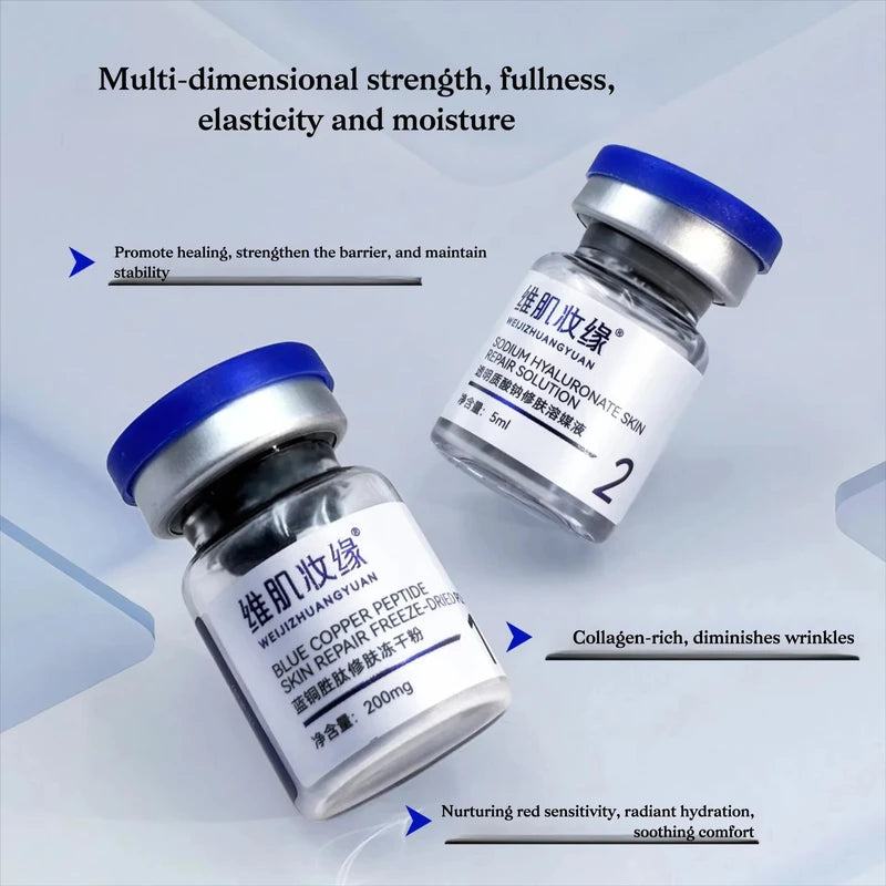 Copper Peptide Skin Rejuvenation Powder for Skin Barrier Hydration & Elasticity Boost