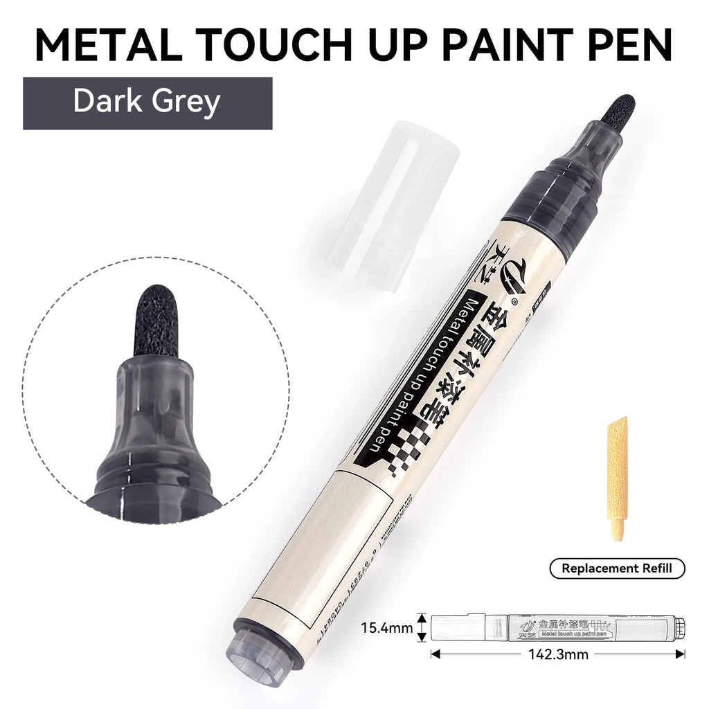 Metal Touch-Up Paint Pen Waterproof Industrial Marking Tool - Multiple Colors