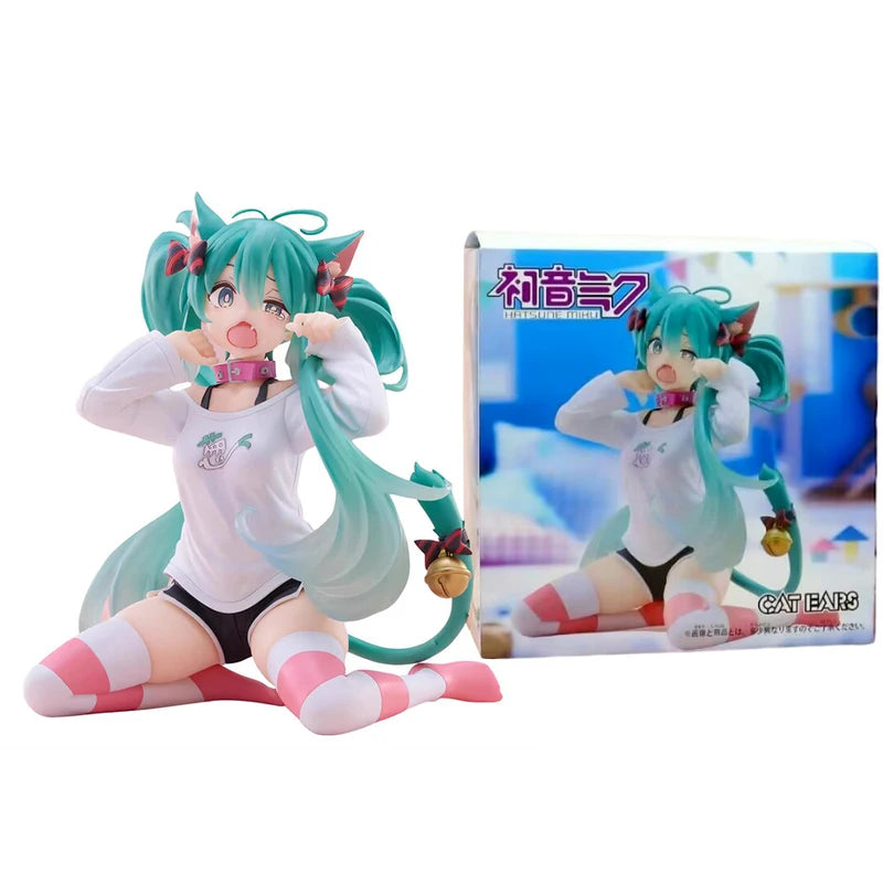 12cm Anime PVC Figure Toy - Hatsune Miku Kawaii Style Collector Doll Gift