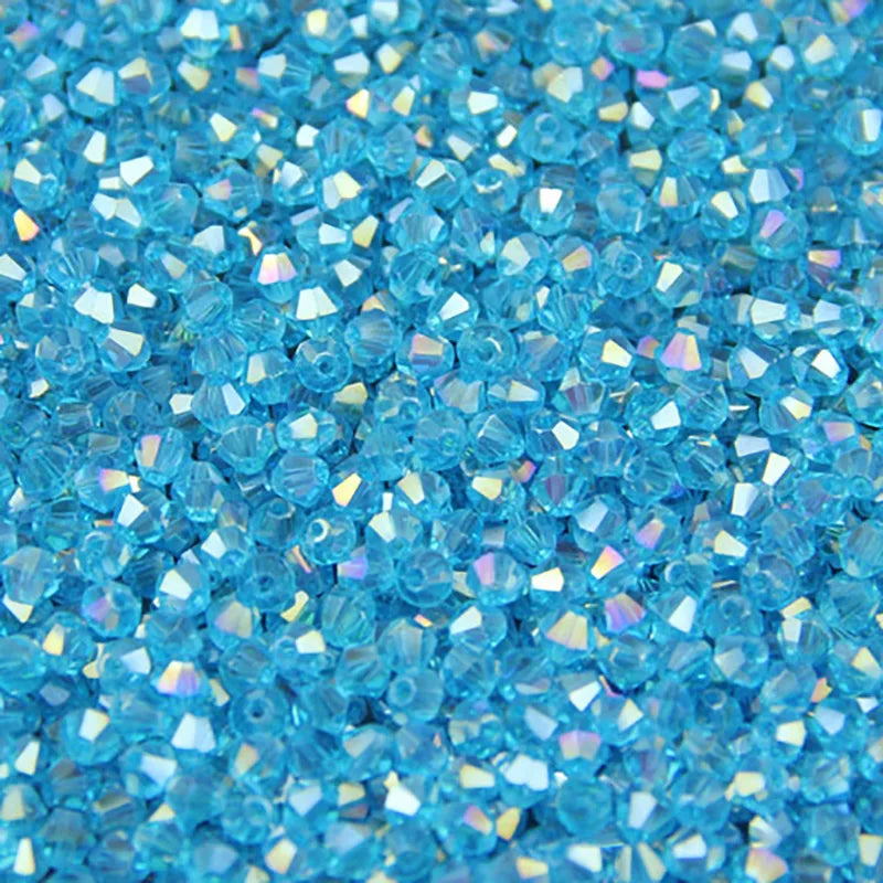 Crystal Beads Jewelry Making Supplies 3mm 200pcs Bicone Austrian Crystals - Multiple Colors