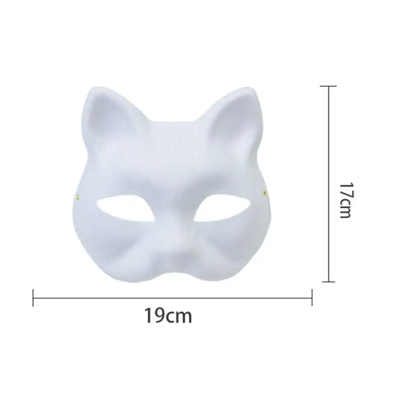 DIY Kids Pulp Mask Kit - Handmade Half Face Mask for Cosplay & Party