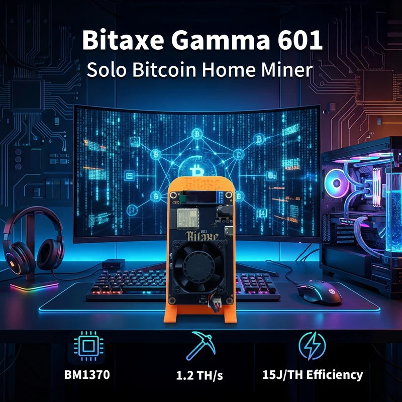 Crypto Mining Machine 1.1-1.2TH/s Open Source Bitcoin Miner with Power Supply