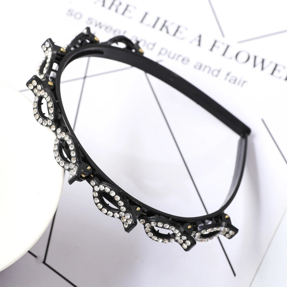 Fashion Pearl Hair Hoop Bands for Women - Double Layer Headwear Accessory