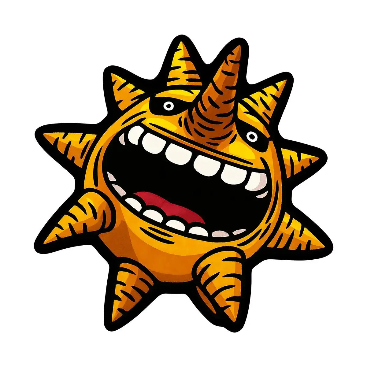 Cartoon Sun Monster Floor Carpet Anti-Slip Soft Mat for Bedroom Living Room Entrance