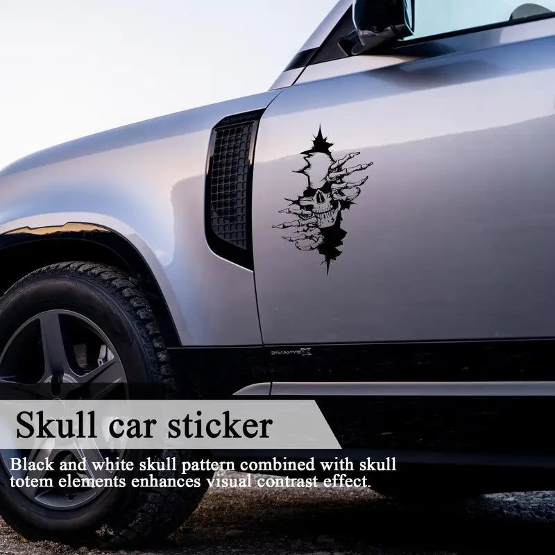Skeleton Car Sticker Halloween Waterproof Vinyl Decal for Vehicle Windows
