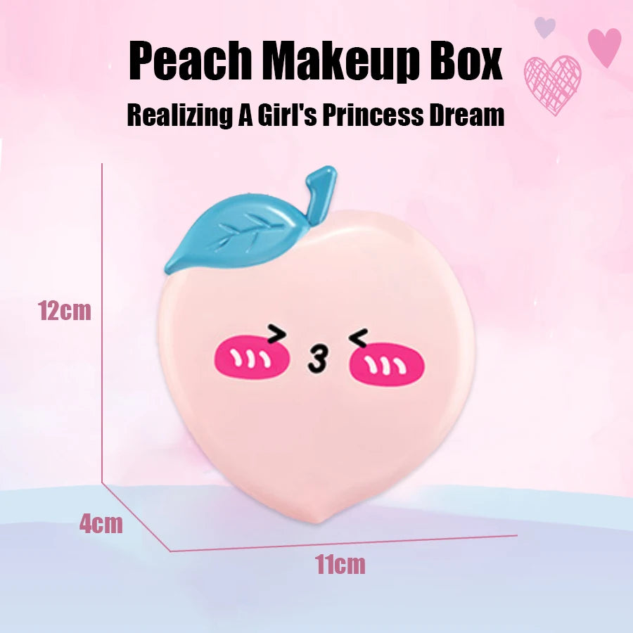Kids Makeup Toy Set with Mirror Pretend Play Cosmetic Kit - Washable & Safe