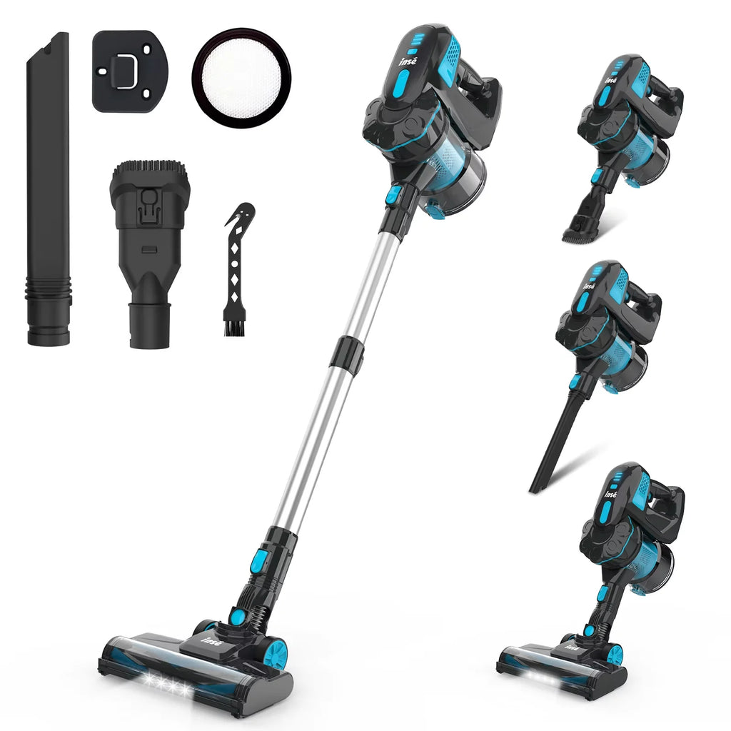 Cordless Handheld Vacuum Cleaner 6-in-1 Powerful Stick Vacuum for Carpet Bed