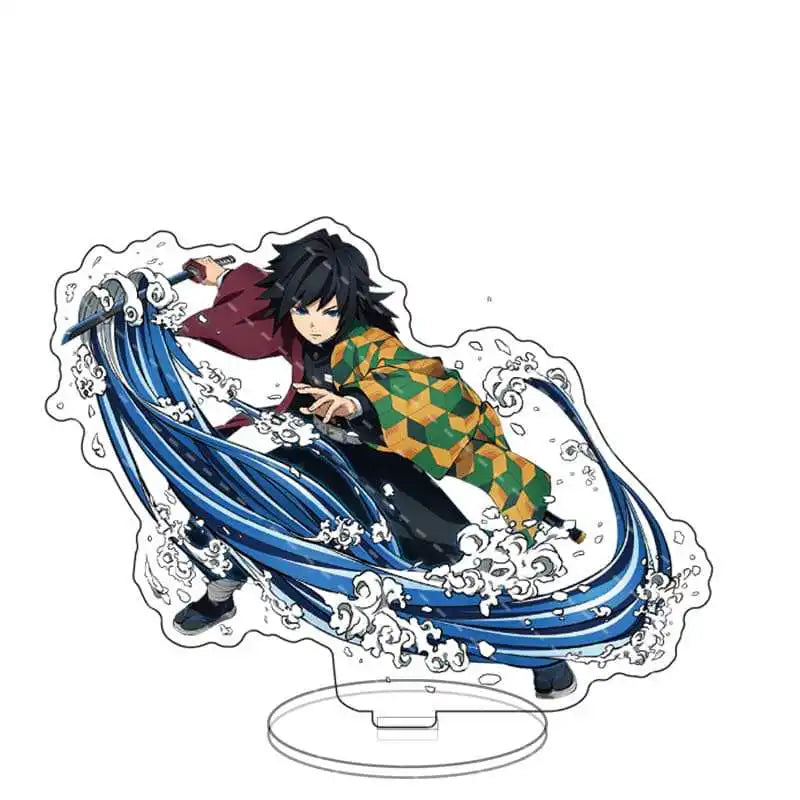 Anime Demon Slayer Acrylic Stands Kimetsu No Yaiba Miniatures & Figurines - Multiple Colors