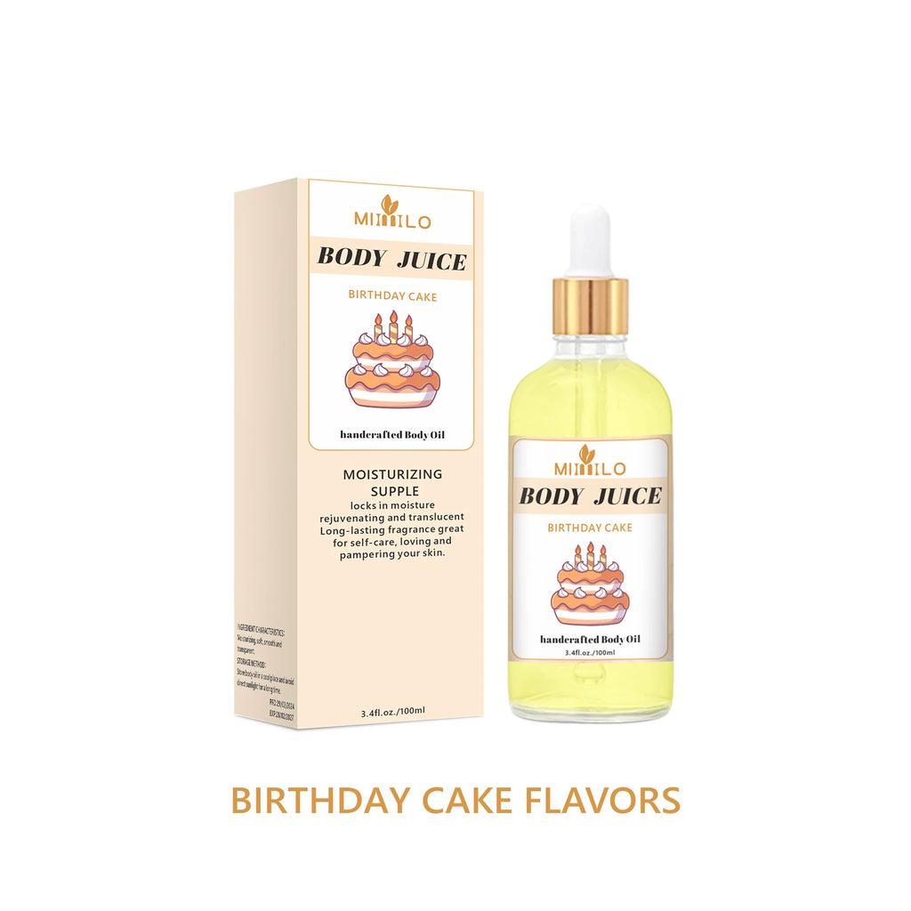 Moisturizing Body Oil with Natural Scents - Nourishing, Fast Absorbing, Non-Greasy 100ml