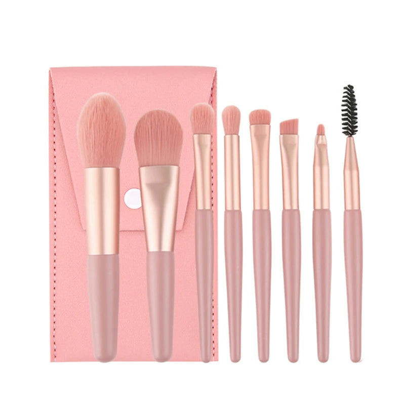Soft Fluffy Makeup Brush Set - 13/8Pcs Cosmetics Foundation Blush Eyeshadow Kabuki Blending Tools
